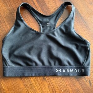 Under Armour Women's Black Sports compression Bra - large